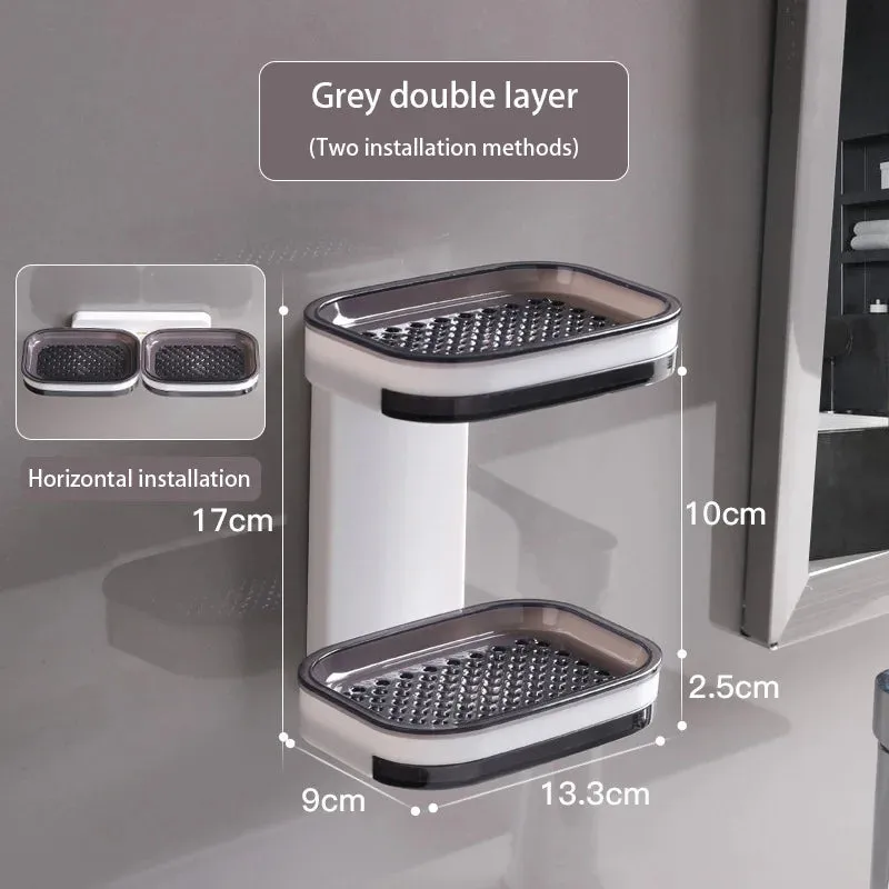 Detachable Double Layer Soap Rack
