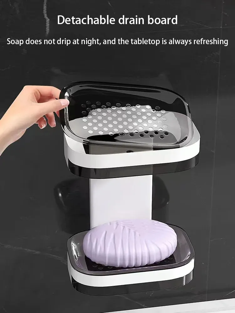 Detachable Double Layer Soap Rack