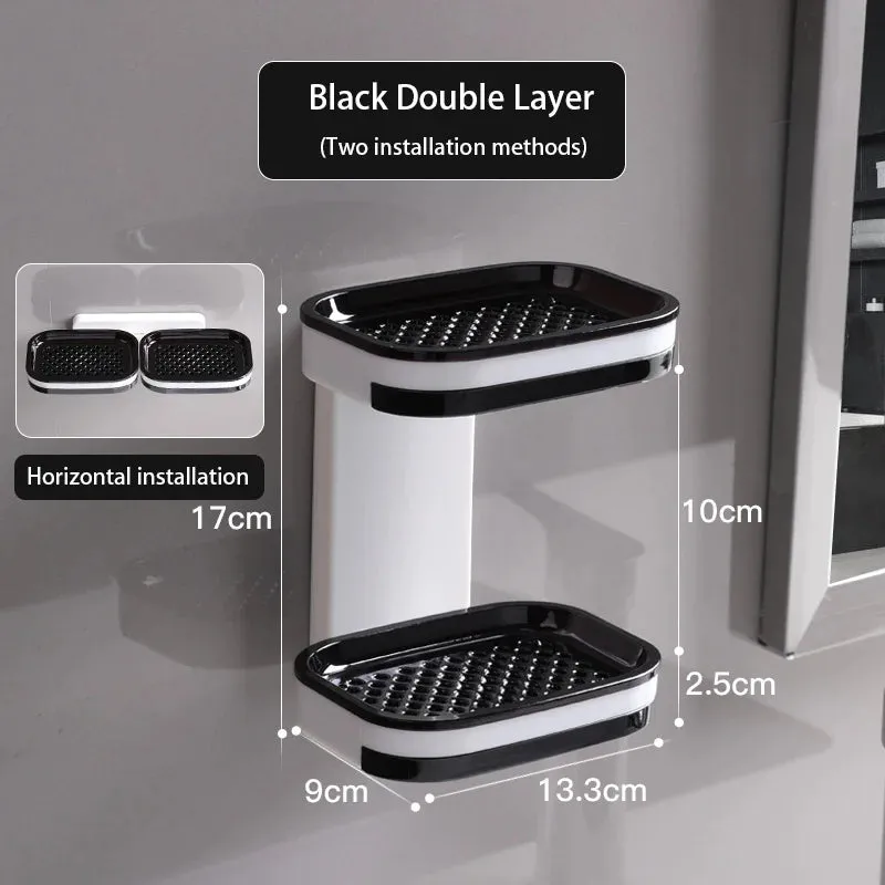 Detachable Double Layer Soap Rack