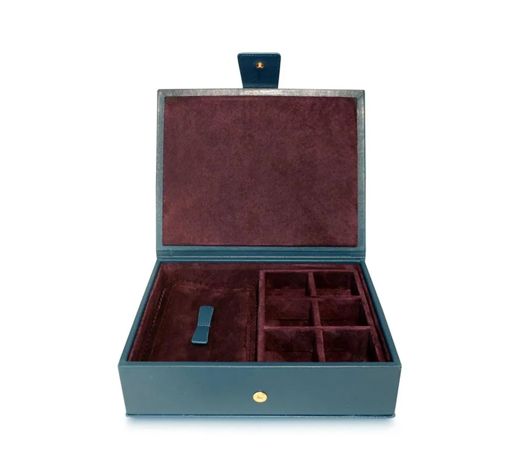 Divided Cufflink and Trinket Box