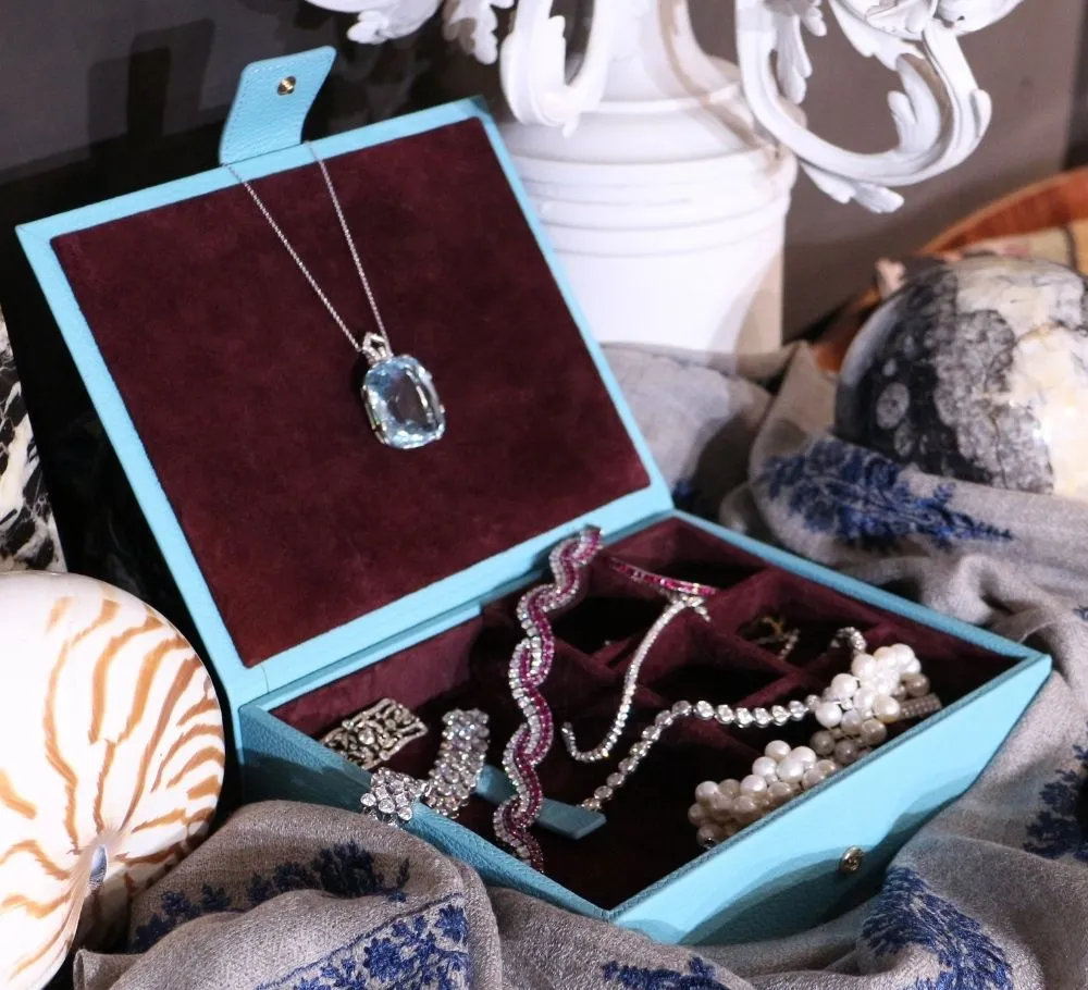 Divided Cufflink and Trinket Box