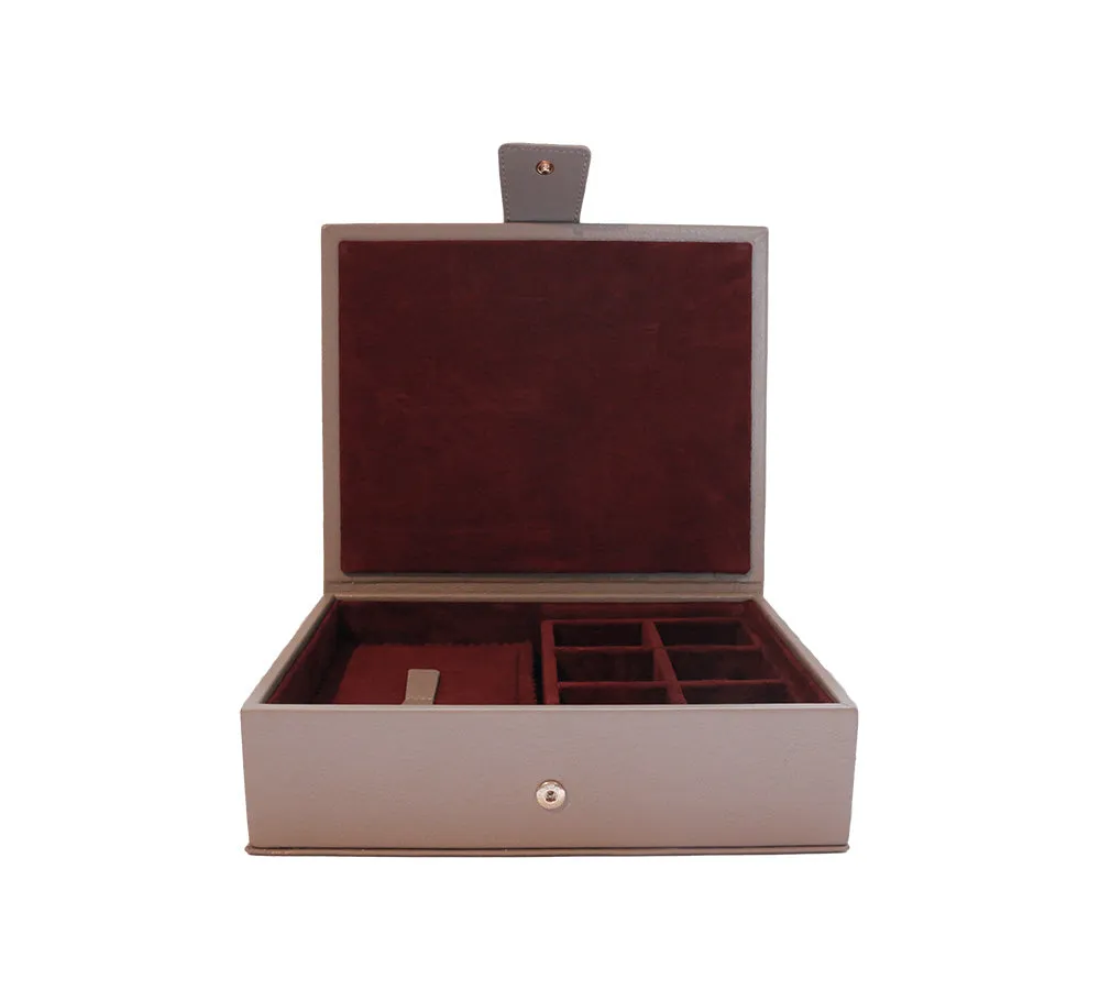 Divided Cufflink and Trinket Box