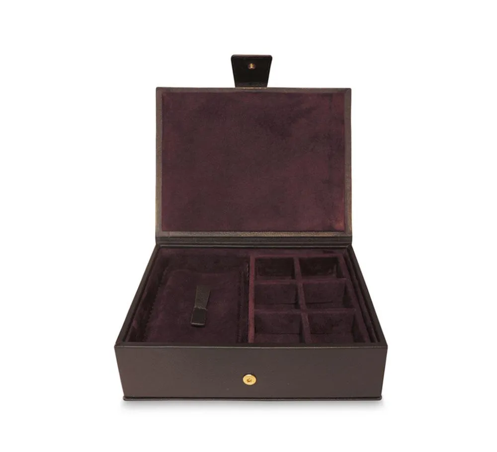 Divided Cufflink and Trinket Box