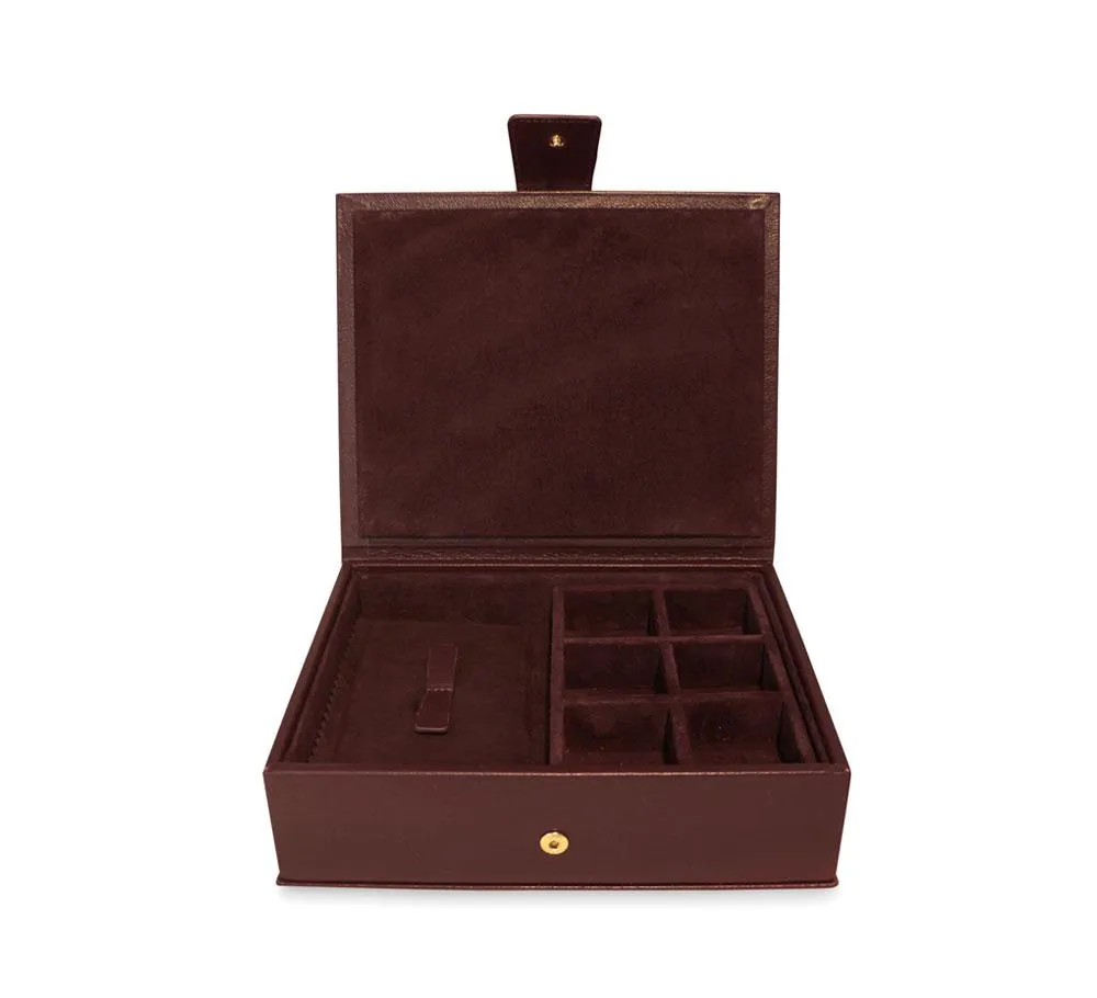 Divided Cufflink and Trinket Box