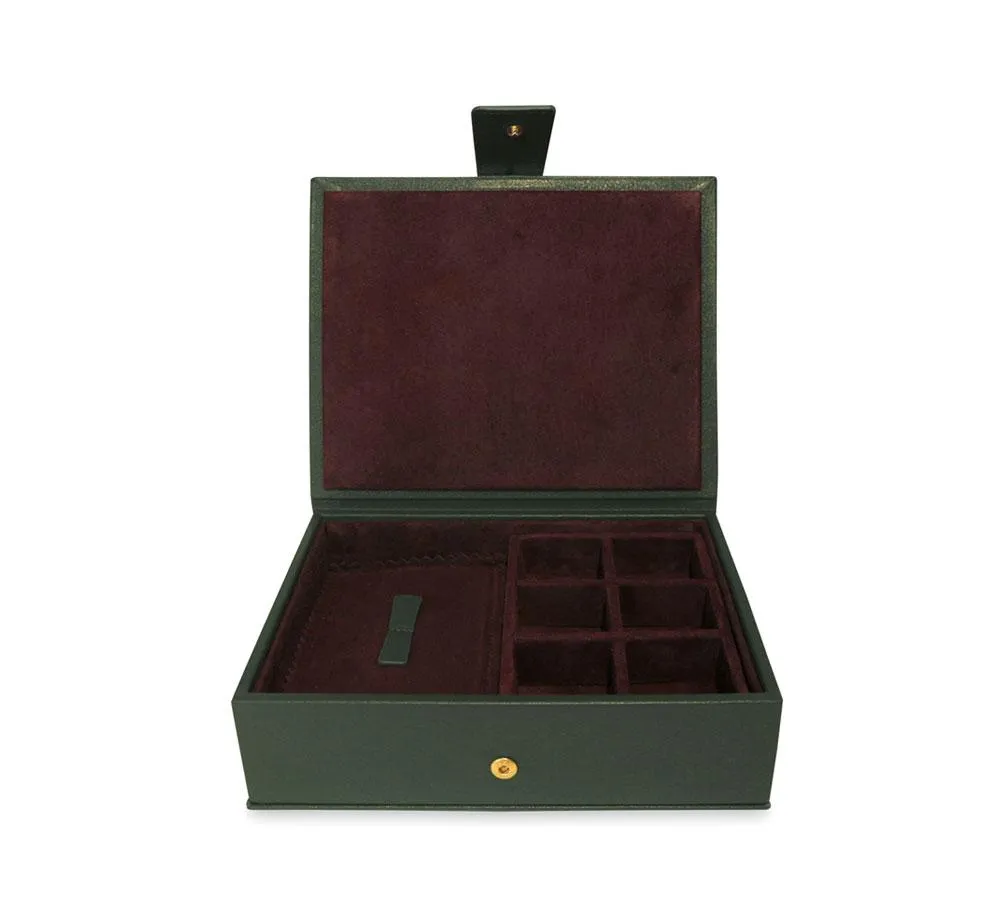 Divided Cufflink and Trinket Box