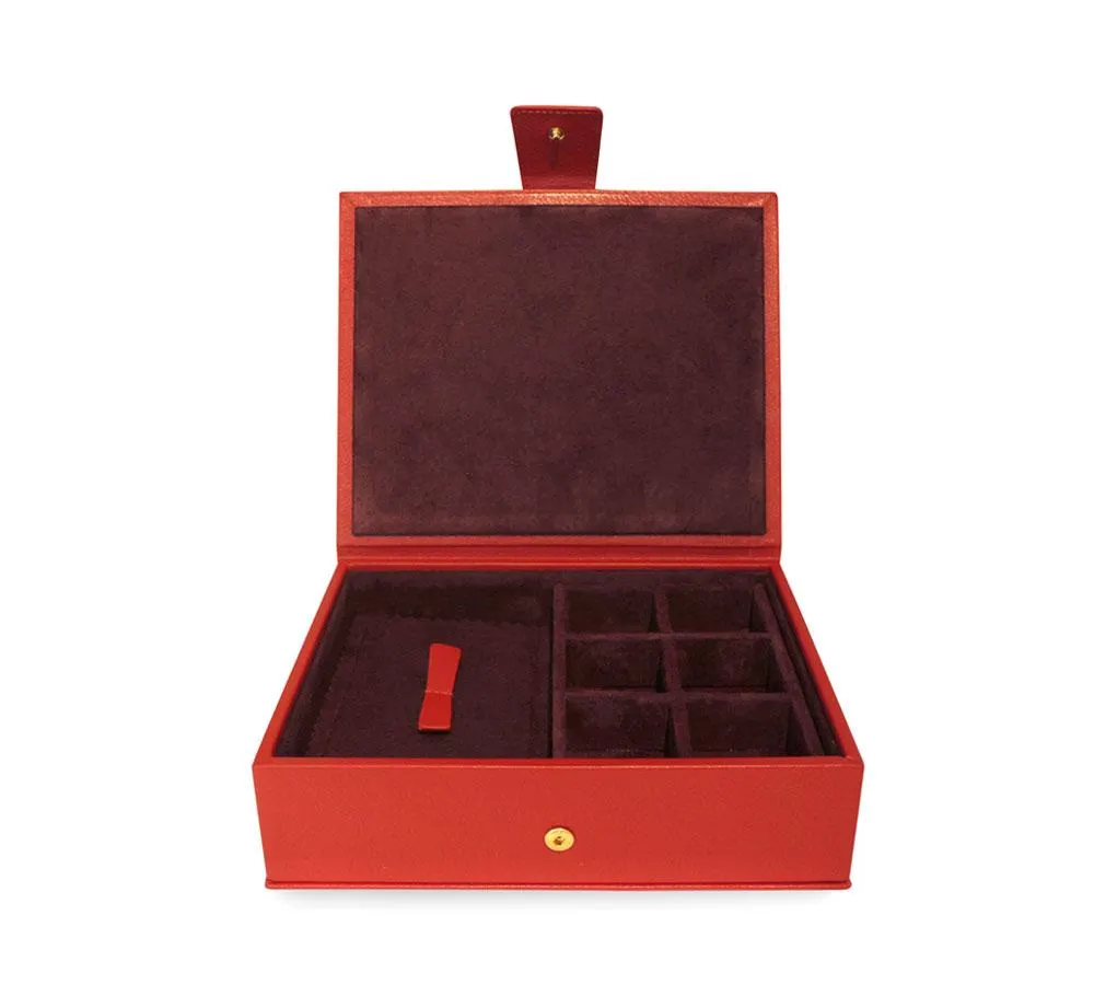 Divided Cufflink and Trinket Box