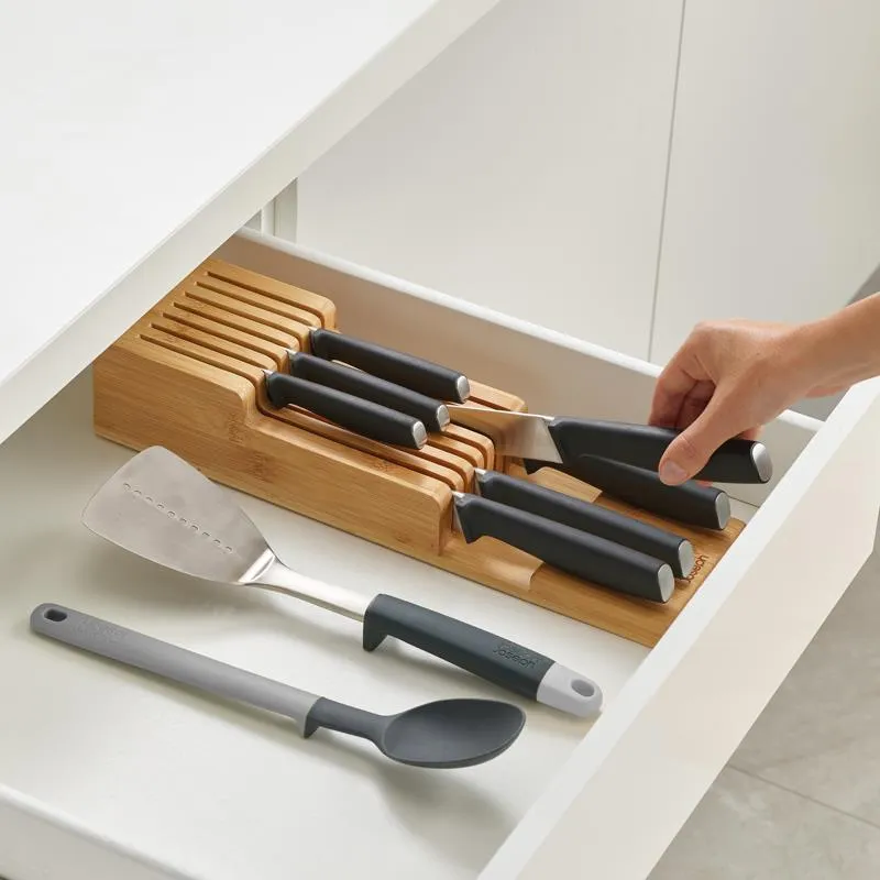 DrawerStore Bamboo Knife Organizer