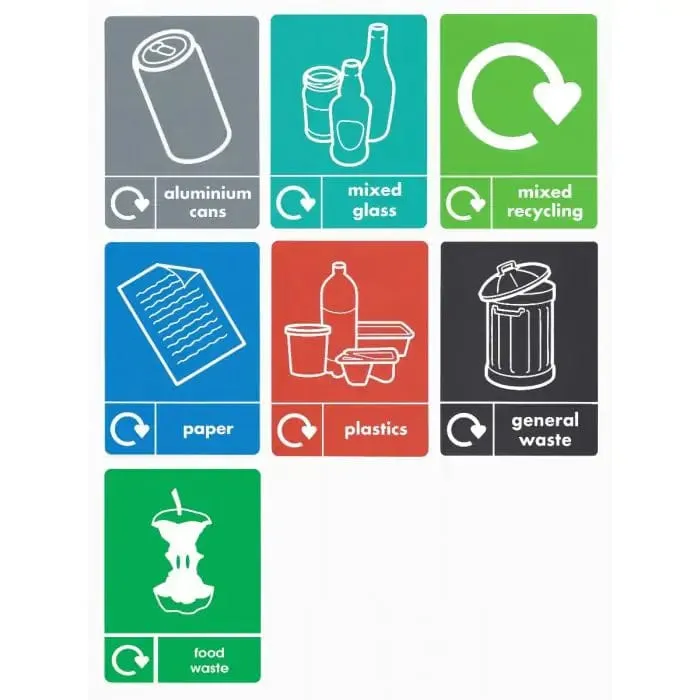 Durable Open Top Recycling Bin - 45 Litre