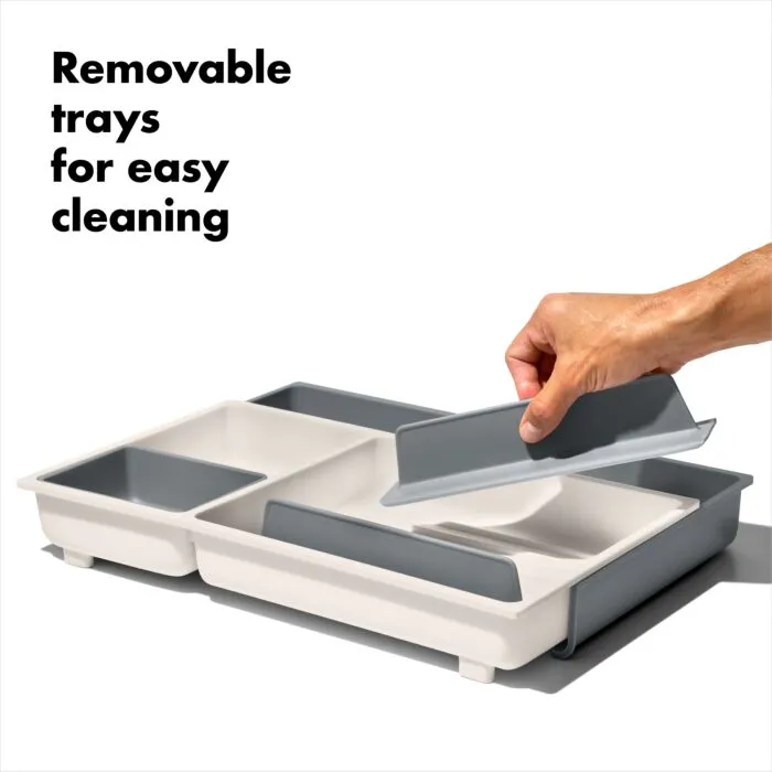 Expandable Kitchen Tool Drawer Organizer- Large