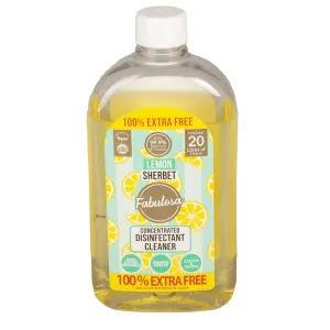 Fabulosa Lemon Sherbet Concentrated Disinfectant Cleaner 440ml