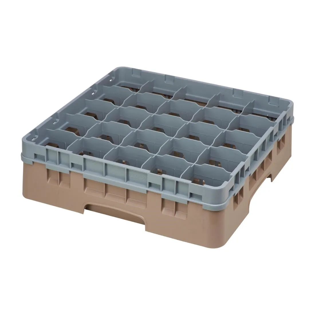 FD070 Cambro Camrack Beige 25 Compartments Max Glass Height 114mm