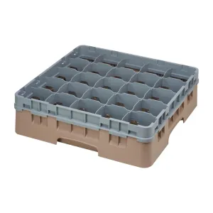 FD070 Cambro Camrack Beige 25 Compartments Max Glass Height 114mm