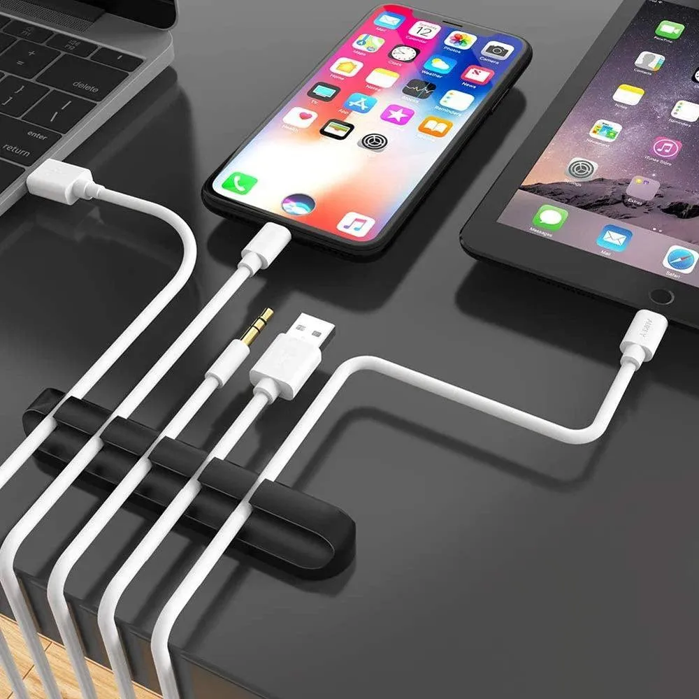 Flexible Cable Organizer: Effortless Cable Management Solution for a Neat Workspace