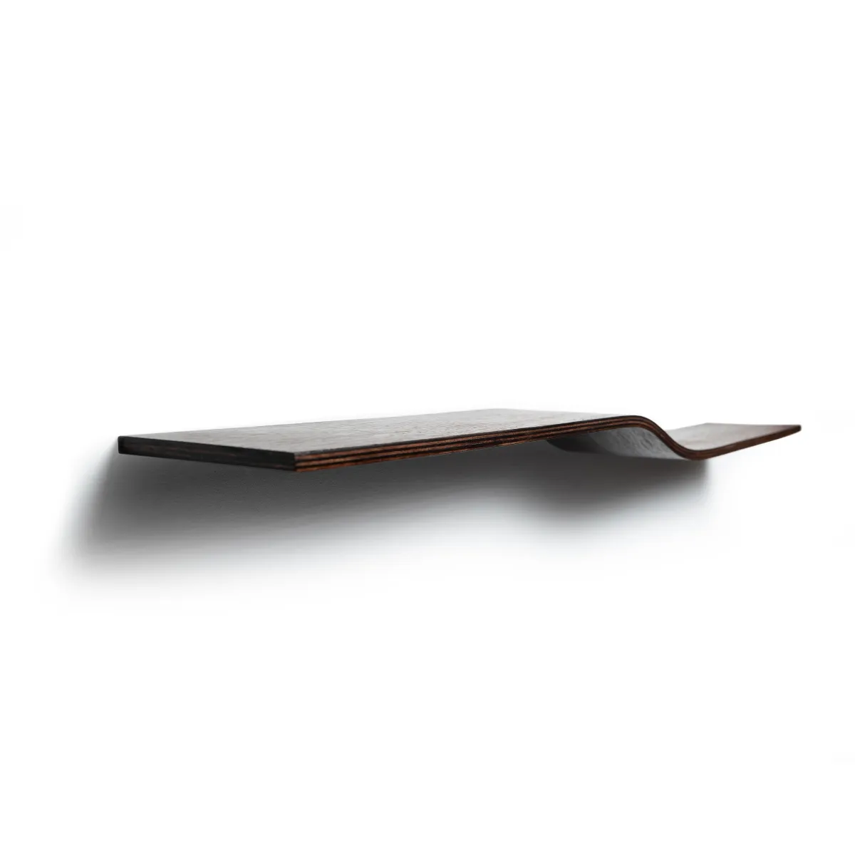 Floating Wall Shelf Curved - Thin Wave