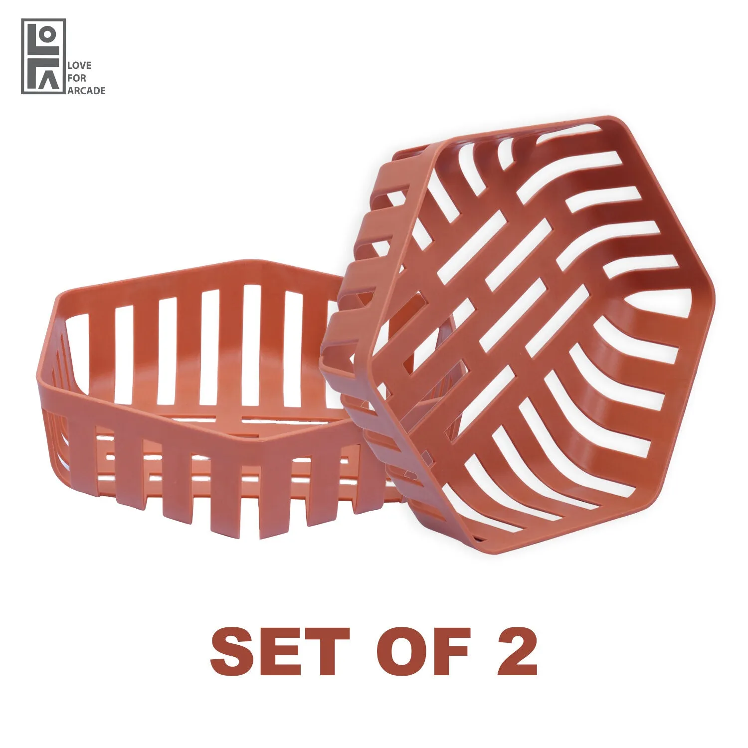 Fruit Vegetables Basket (Set Of 2)