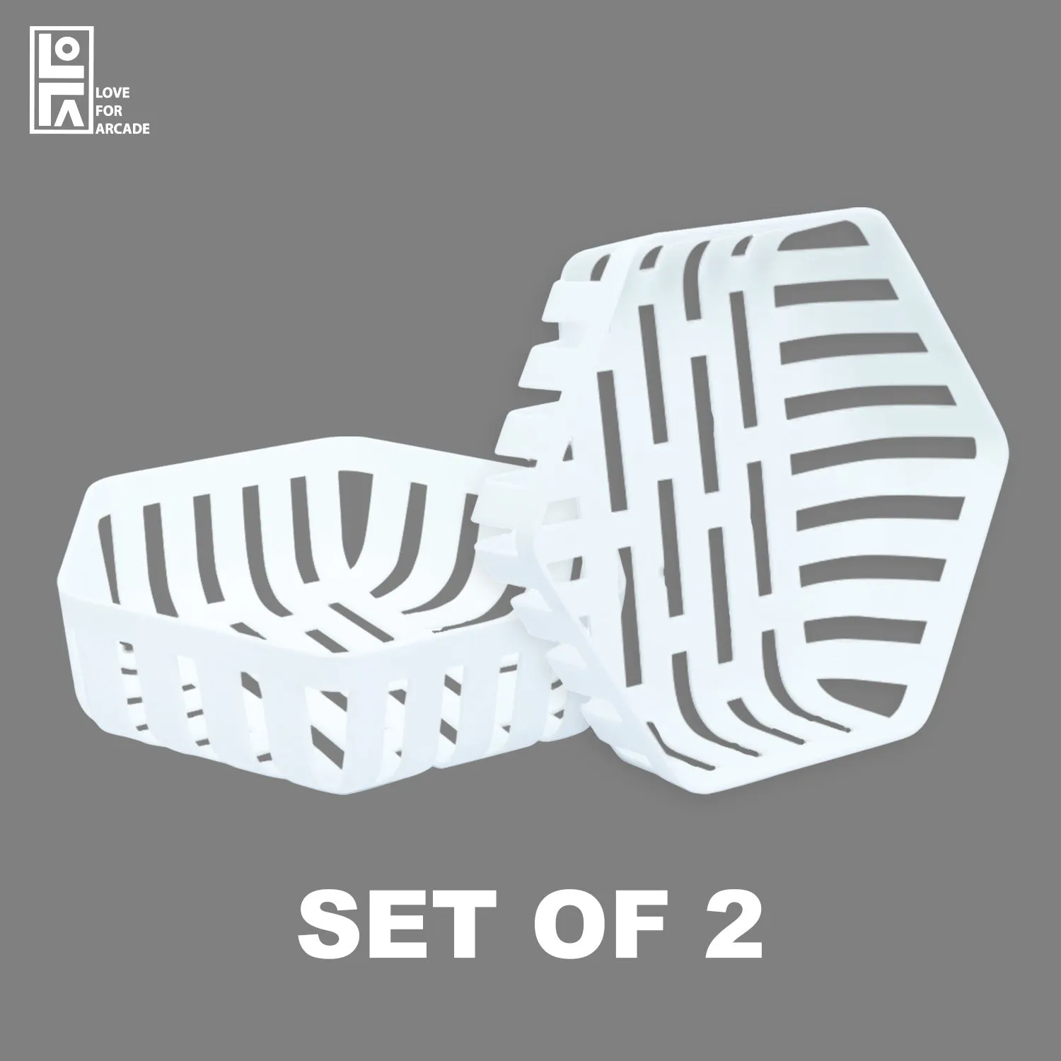Fruit Vegetables Basket (Set Of 2)