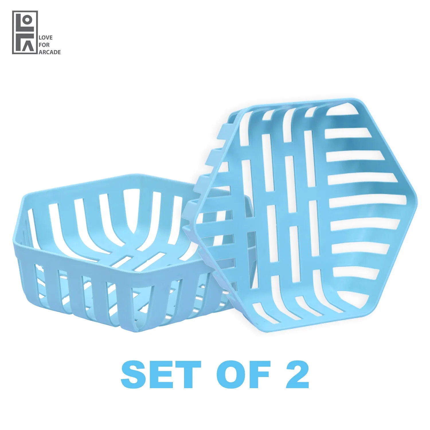 Fruit Vegetables Basket (Set Of 2)