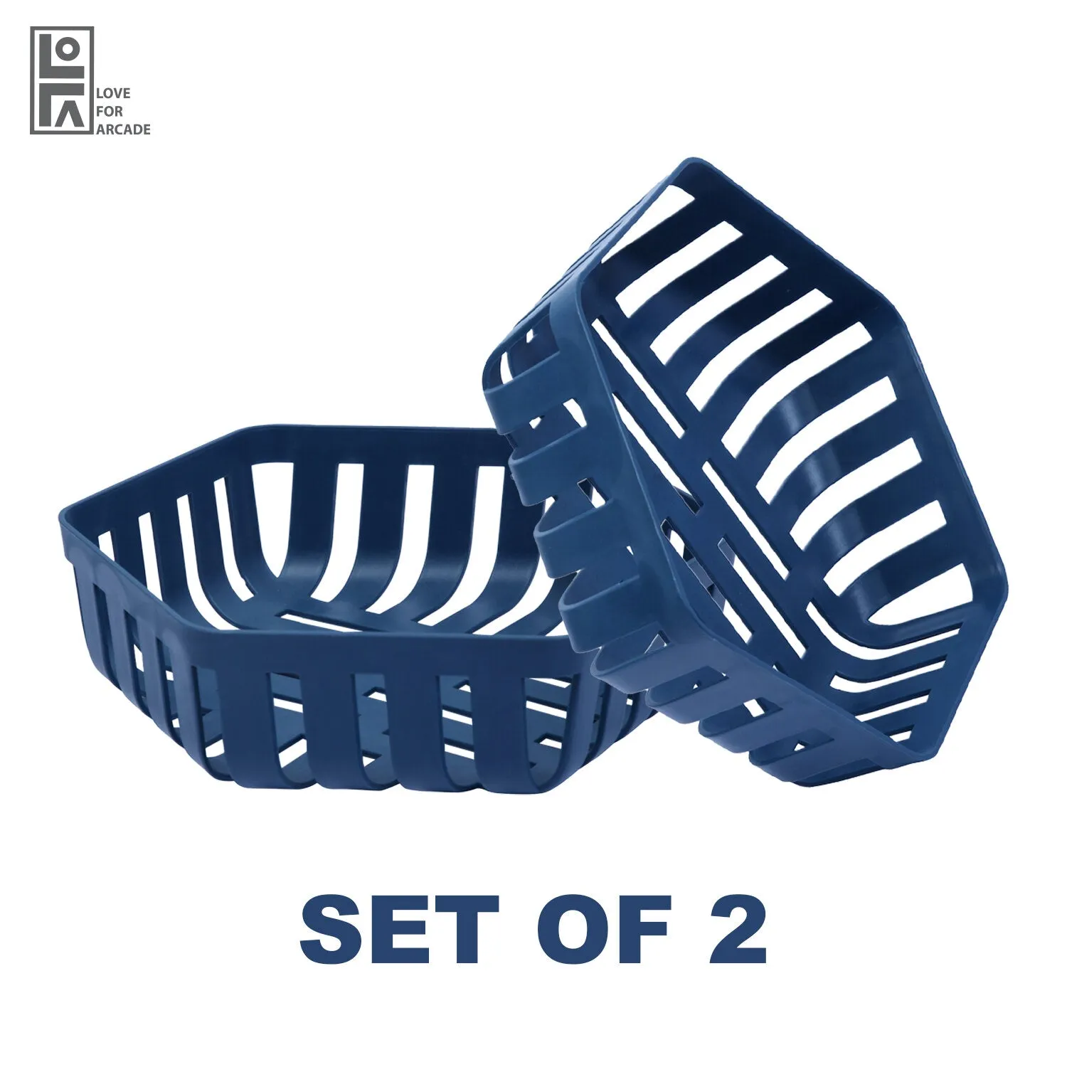 Fruit Vegetables Basket (Set Of 2)