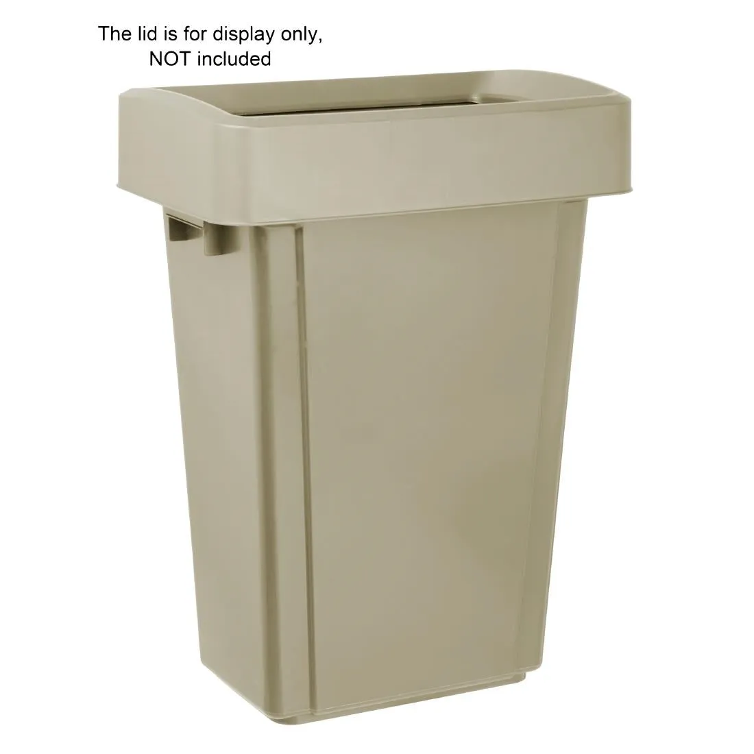 FX149 Jantex Slim Bin 60Ltr Beige