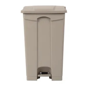 GH639 Jantex Kitchen Pedal Bin Beige 87Ltr