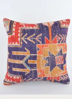 Hand Knotted Turkish Cushion Cover