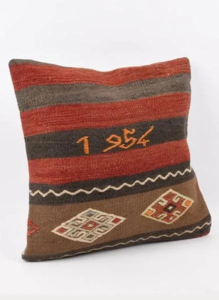 Hand Knotted Turkish Cushion Cover