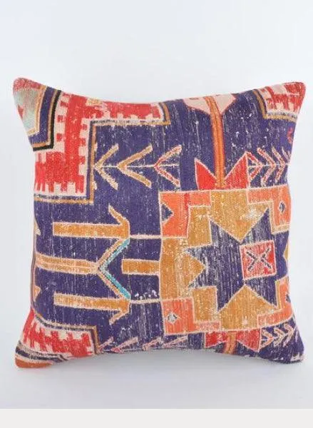 Hand Knotted Turkish Cushion Cover