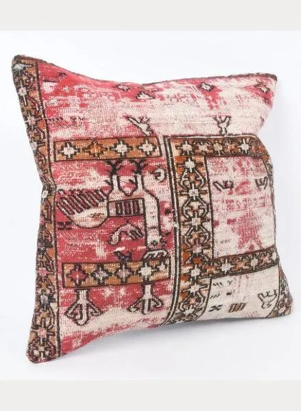 Hand Knotted Turkish Cushion Cover