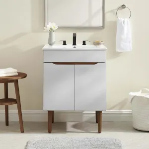 Harvest Bathroom Vanity Gray White