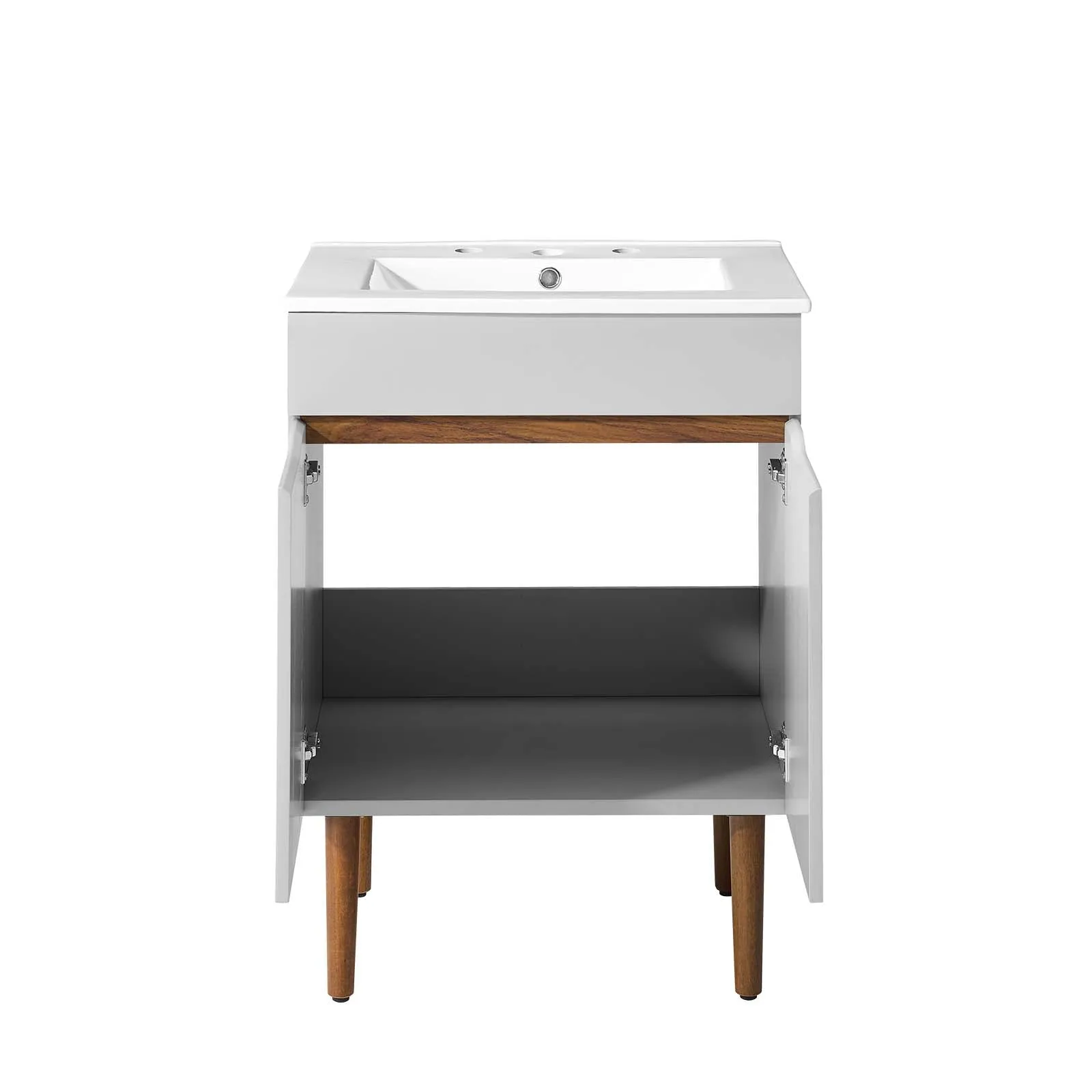 Harvest Bathroom Vanity Gray White