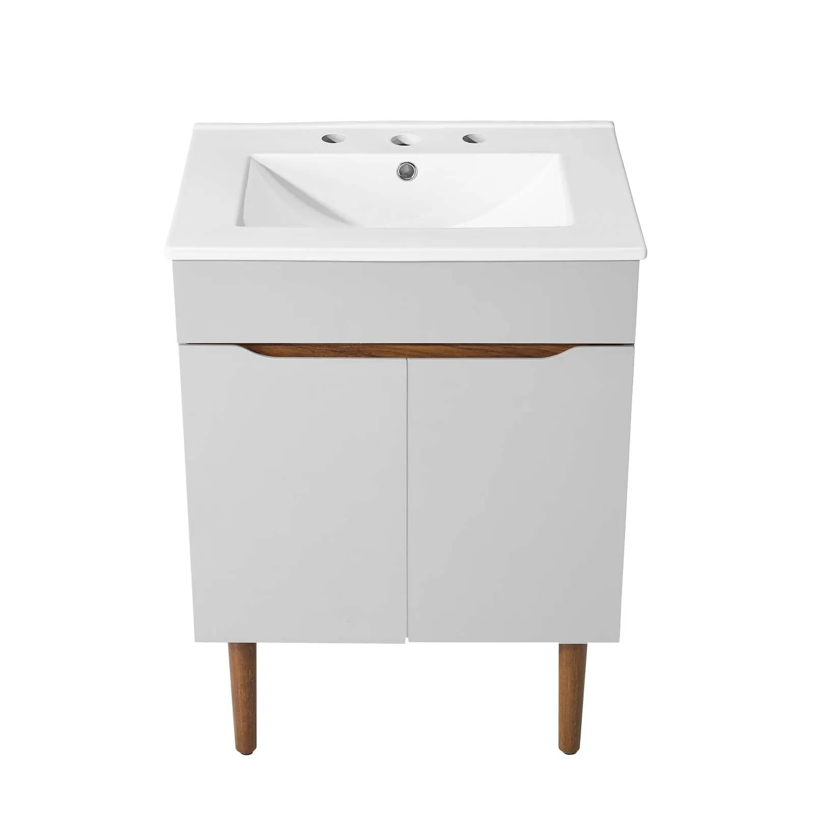 Harvest Bathroom Vanity Gray White