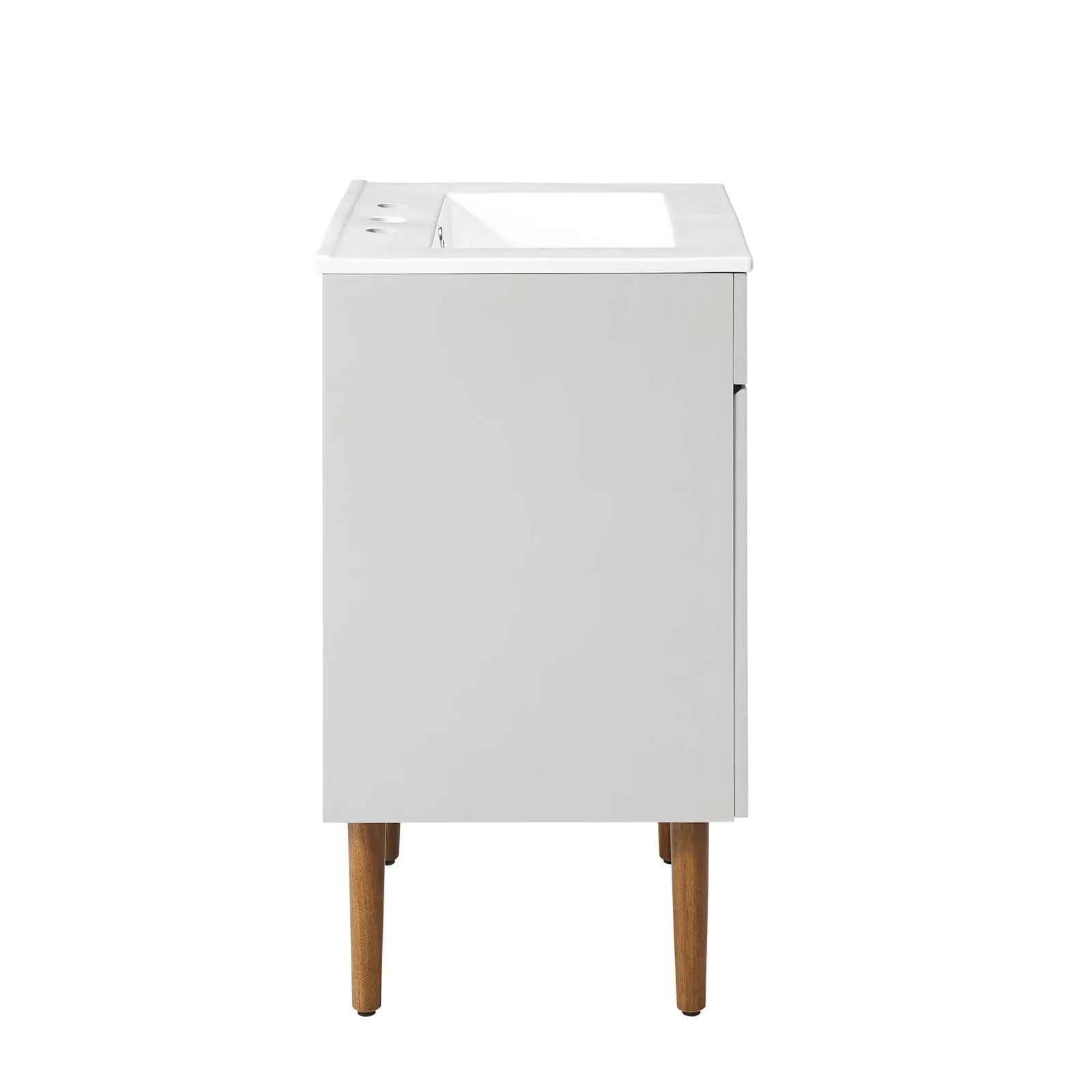 Harvest Bathroom Vanity Gray White