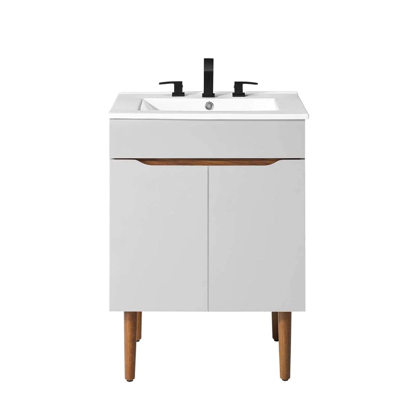 Harvest Bathroom Vanity Gray White