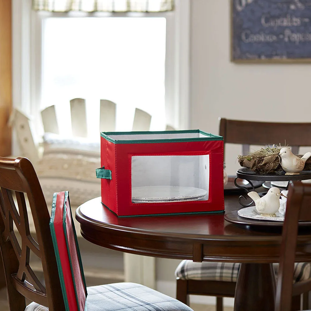 Holiday Dinner Plate Storage Box