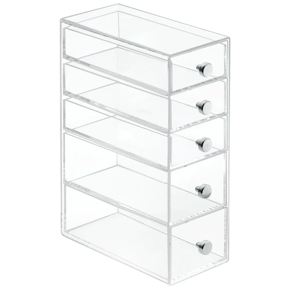 iDesign Drawers Tower - 5 Drawer in Clear