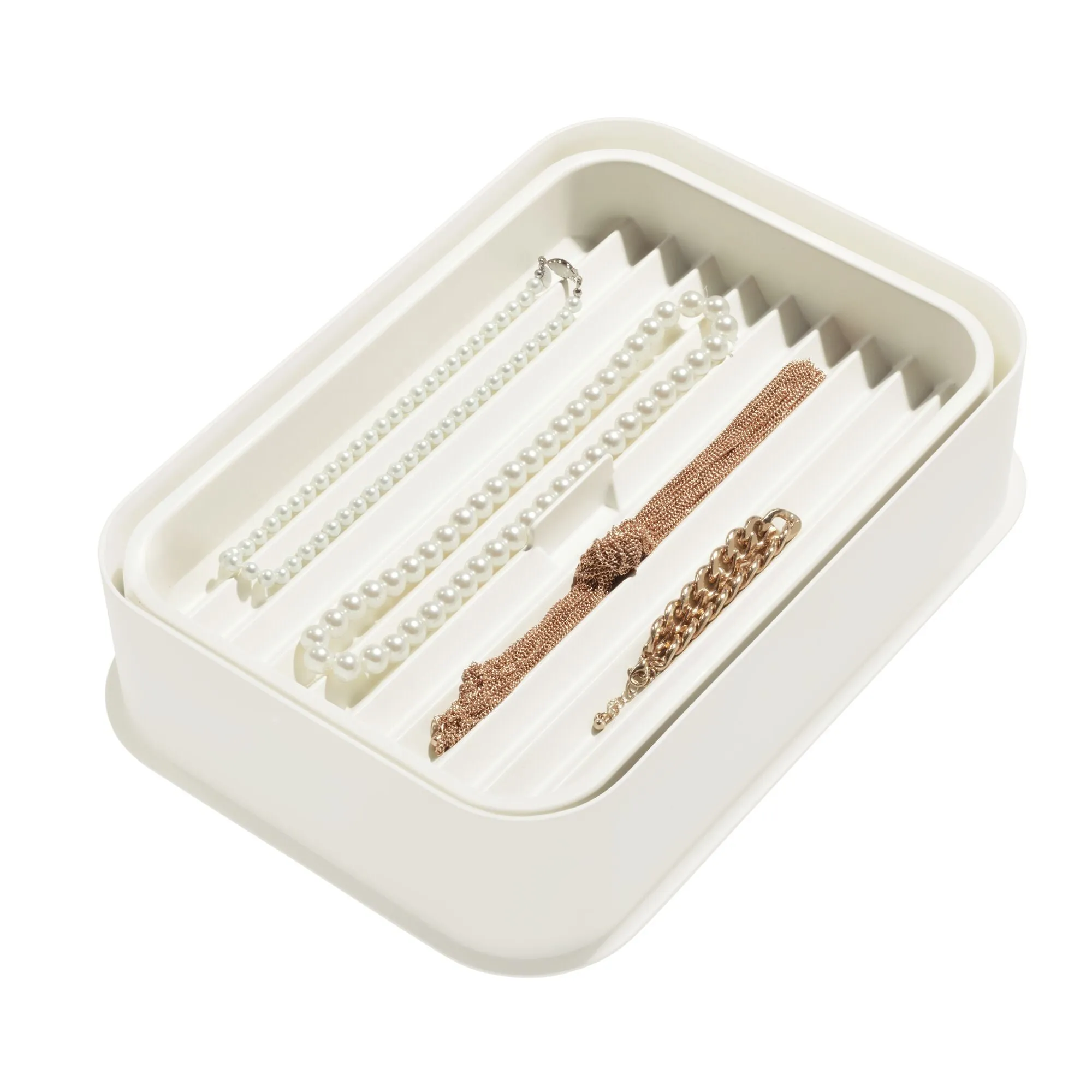 iDesign Eco BPA-Free Recycled Plastic Organizer Insert, Coconut