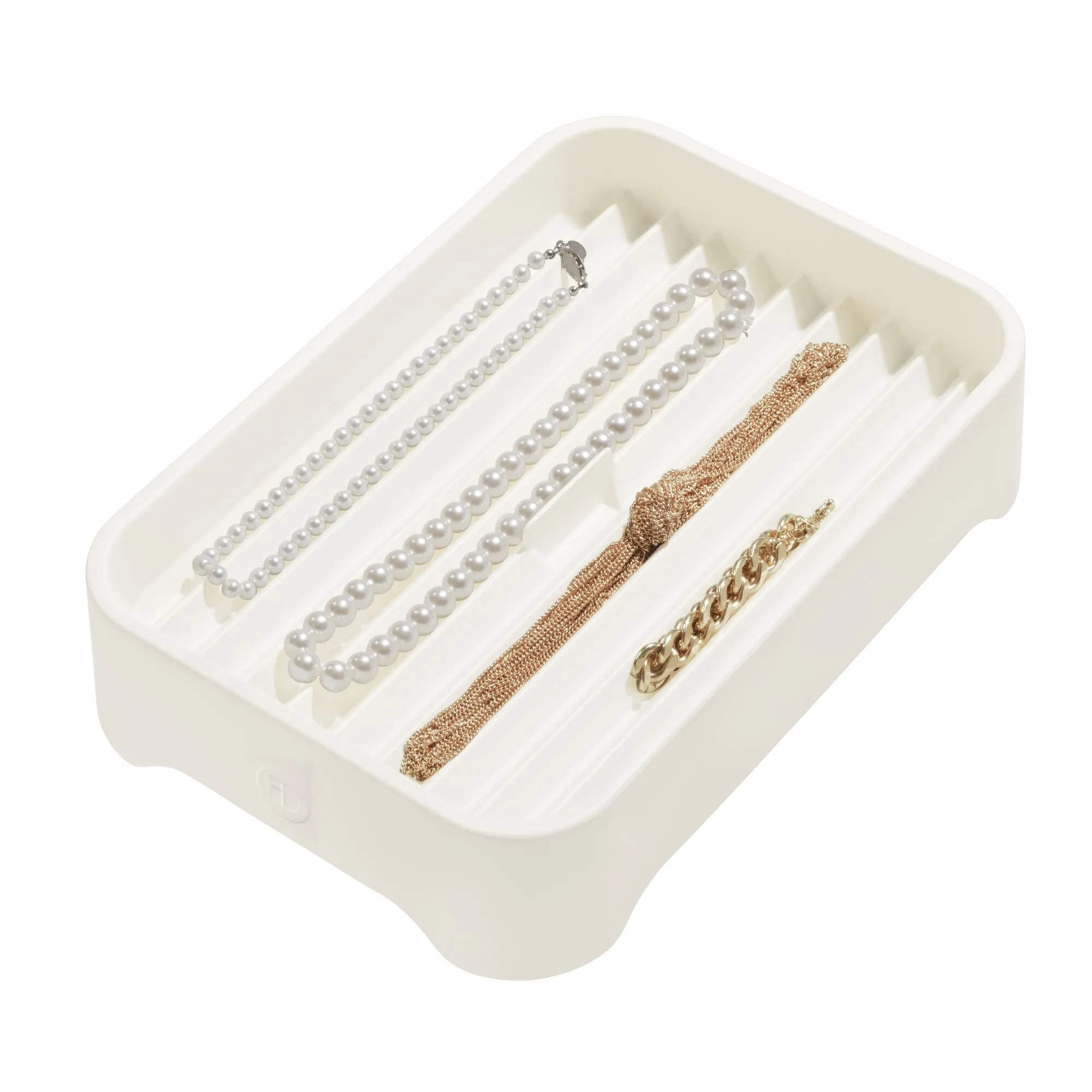 iDesign Eco BPA-Free Recycled Plastic Organizer Insert, Coconut