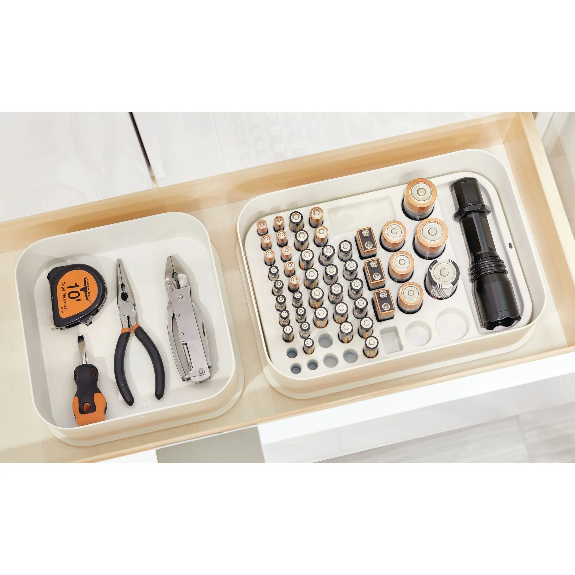 iDesign Eco BPA-Free Recycled Plastic Organizer Insert, Coconut