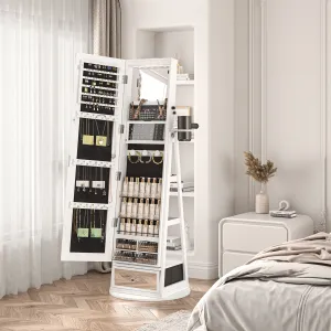 Jewelry Cabinet with 6 LED Lights