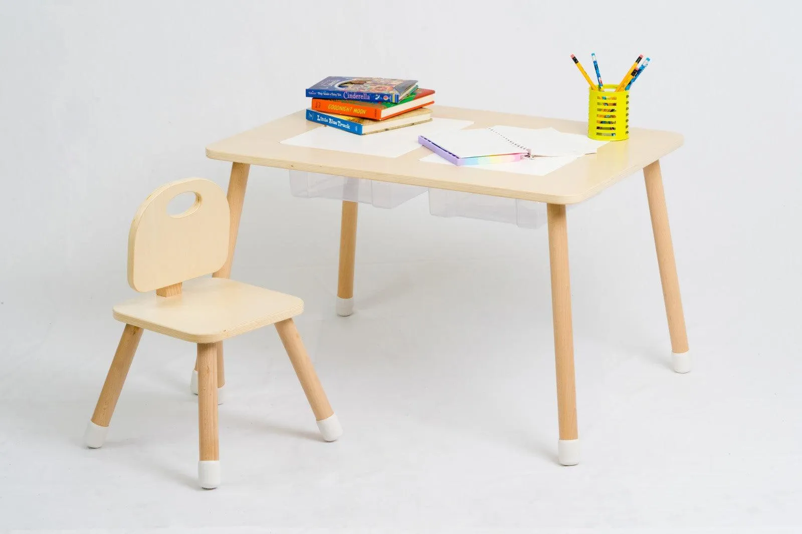 Kiddie Station Alexa Double Sensory Table w/ Chair TL-TC305