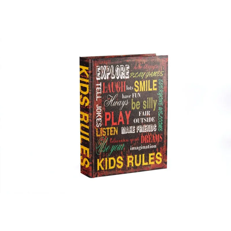 Kids Rules Stripe Storage Box