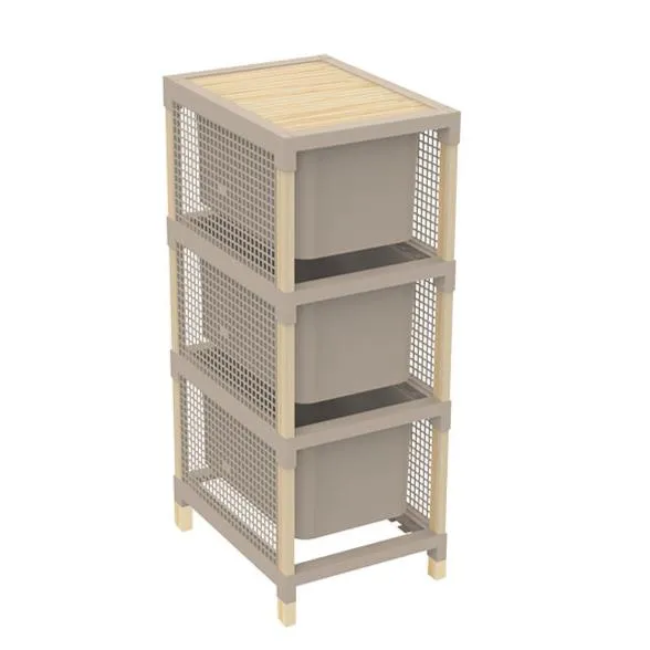 Kip Drawer 3 Layer 45L Beige