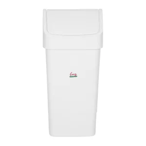 L570 SYR Polypropylene Swing Bin White 50Ltr
