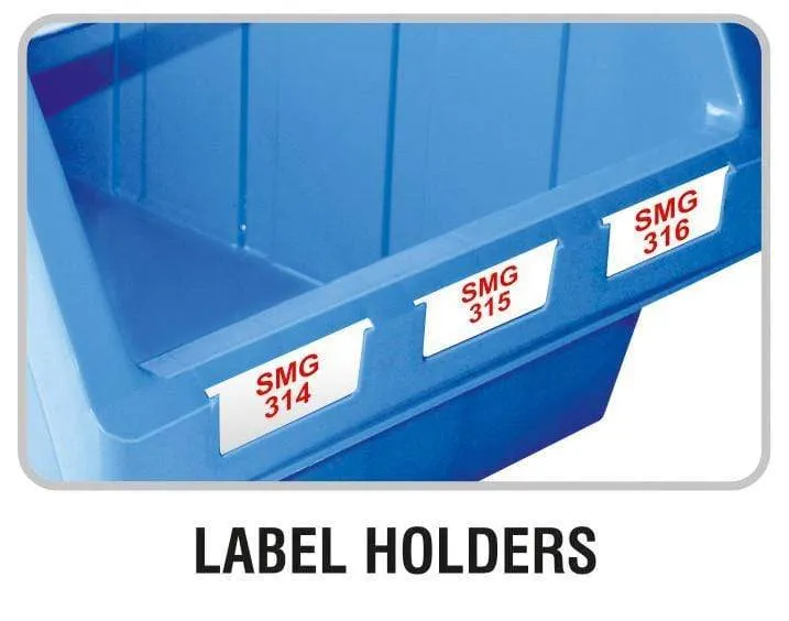 Large Stack & Nest Bin Supra 8 Stacking Storage Bin - Black