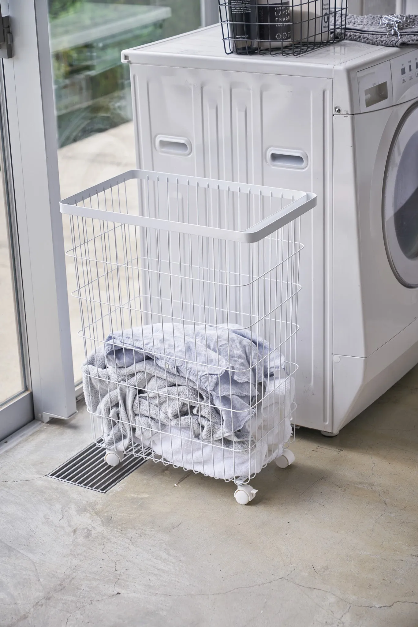 Laundry Basket with Casters