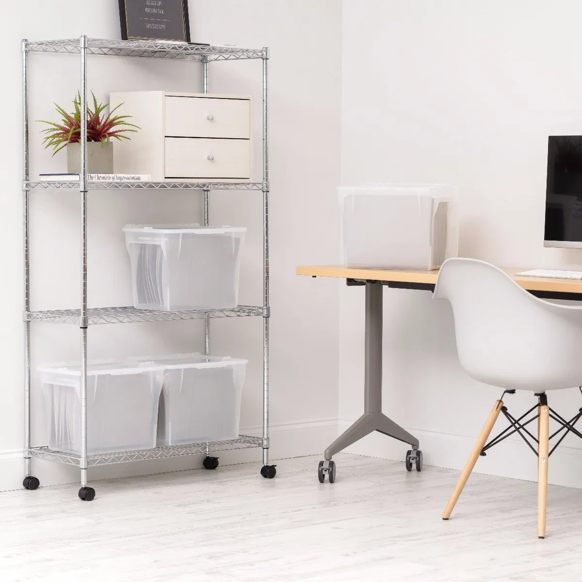 Letter Split-Lid File Box - 20 QT