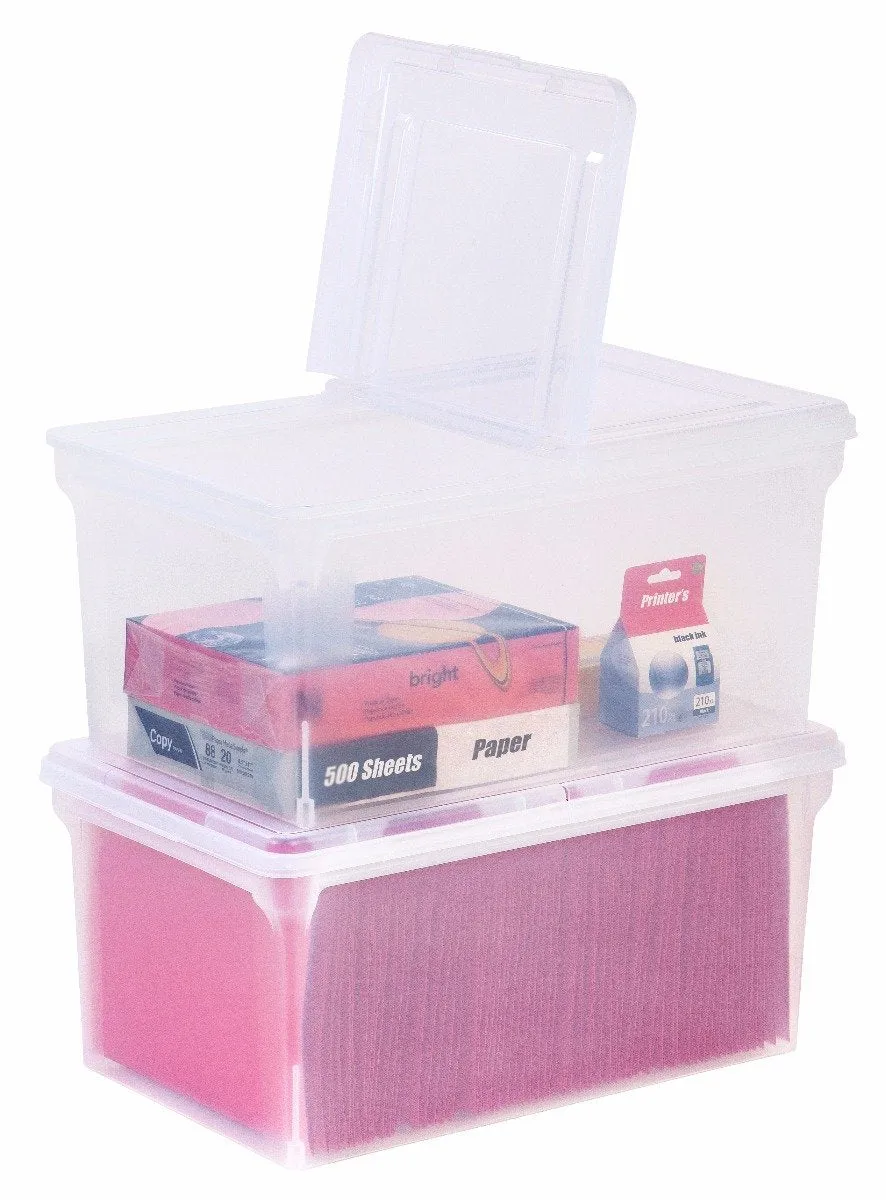 Letter Split-Lid File Box - 44 QT