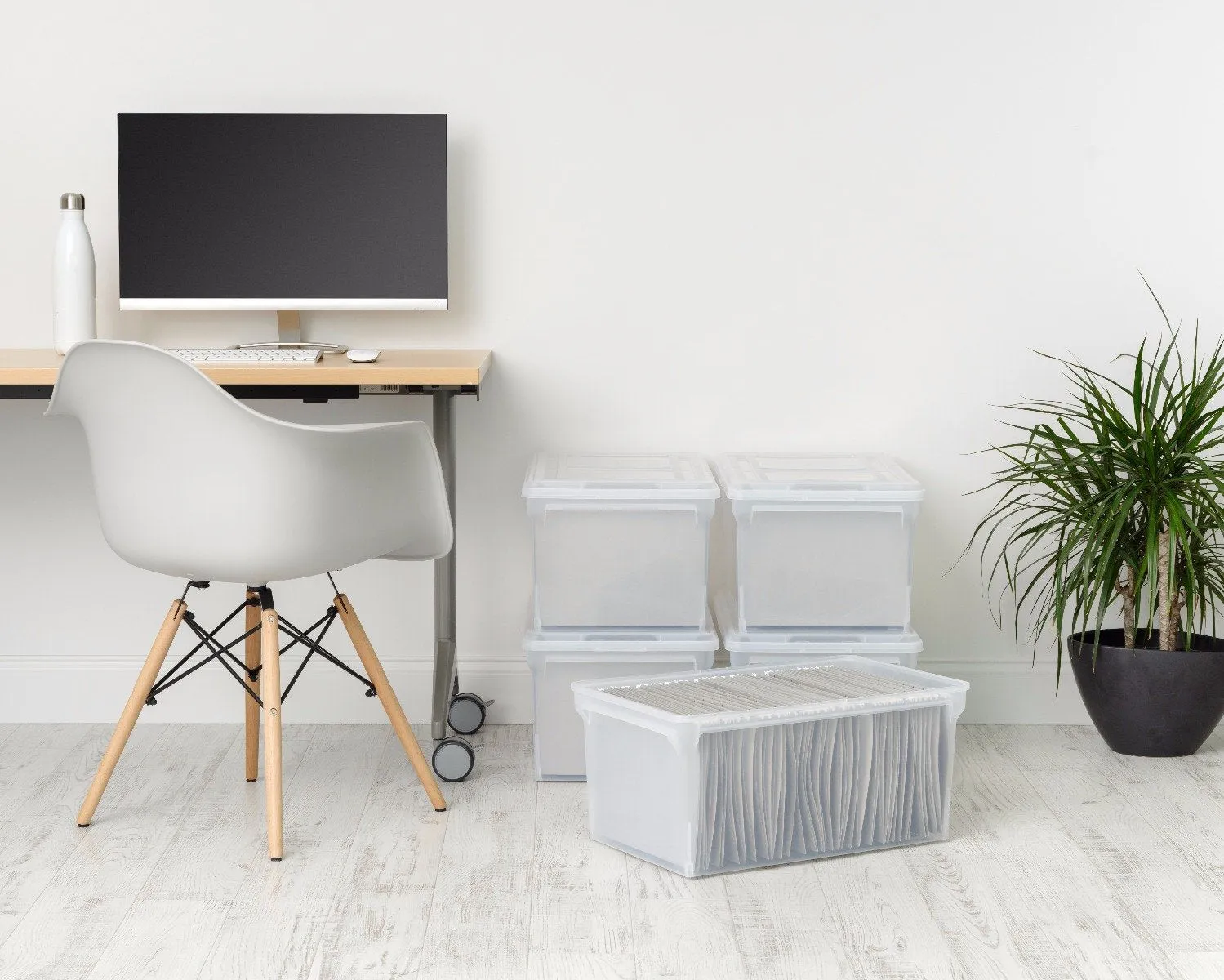 Letter Split-Lid File Box - 44 QT