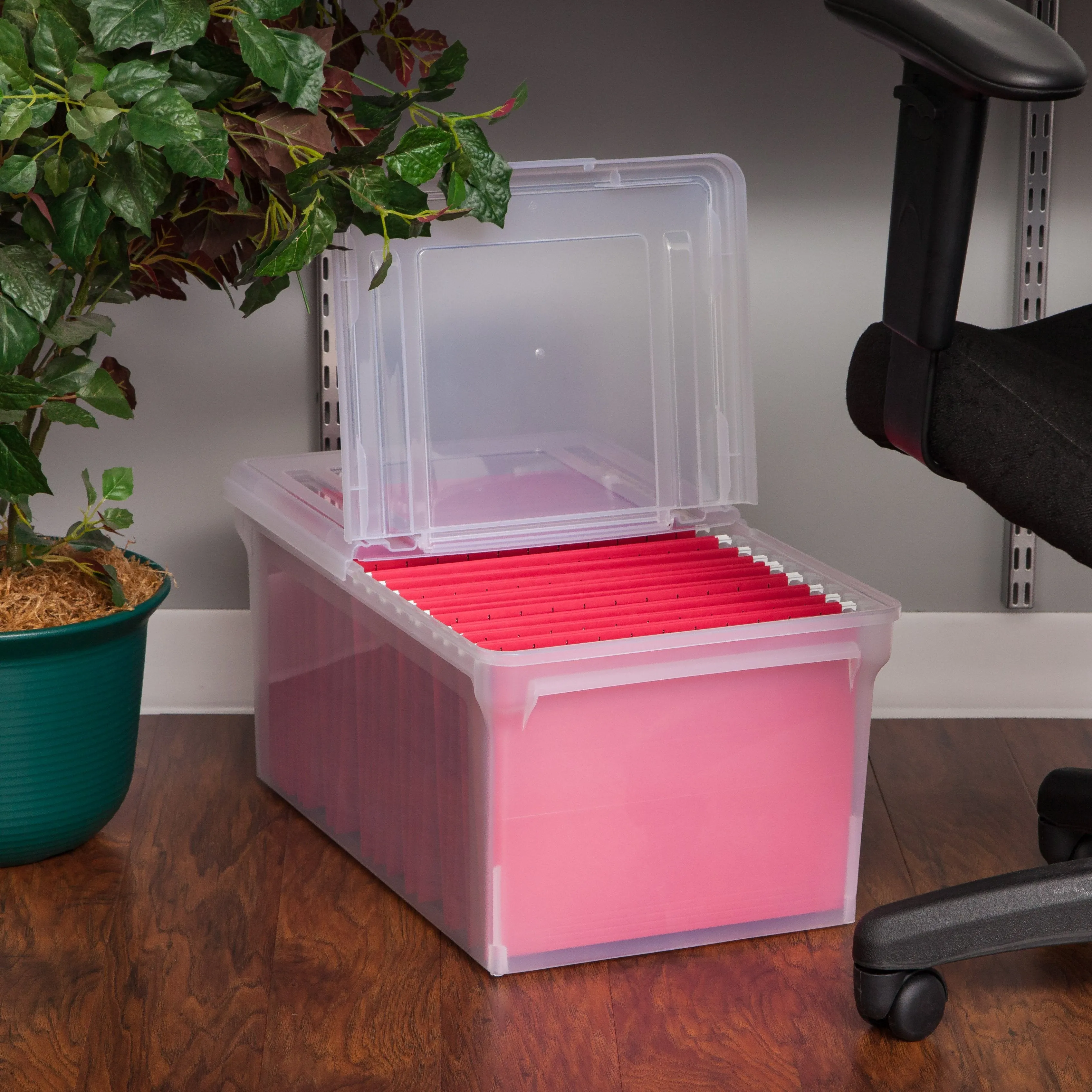 Letter Split-Lid File Box - 44 QT