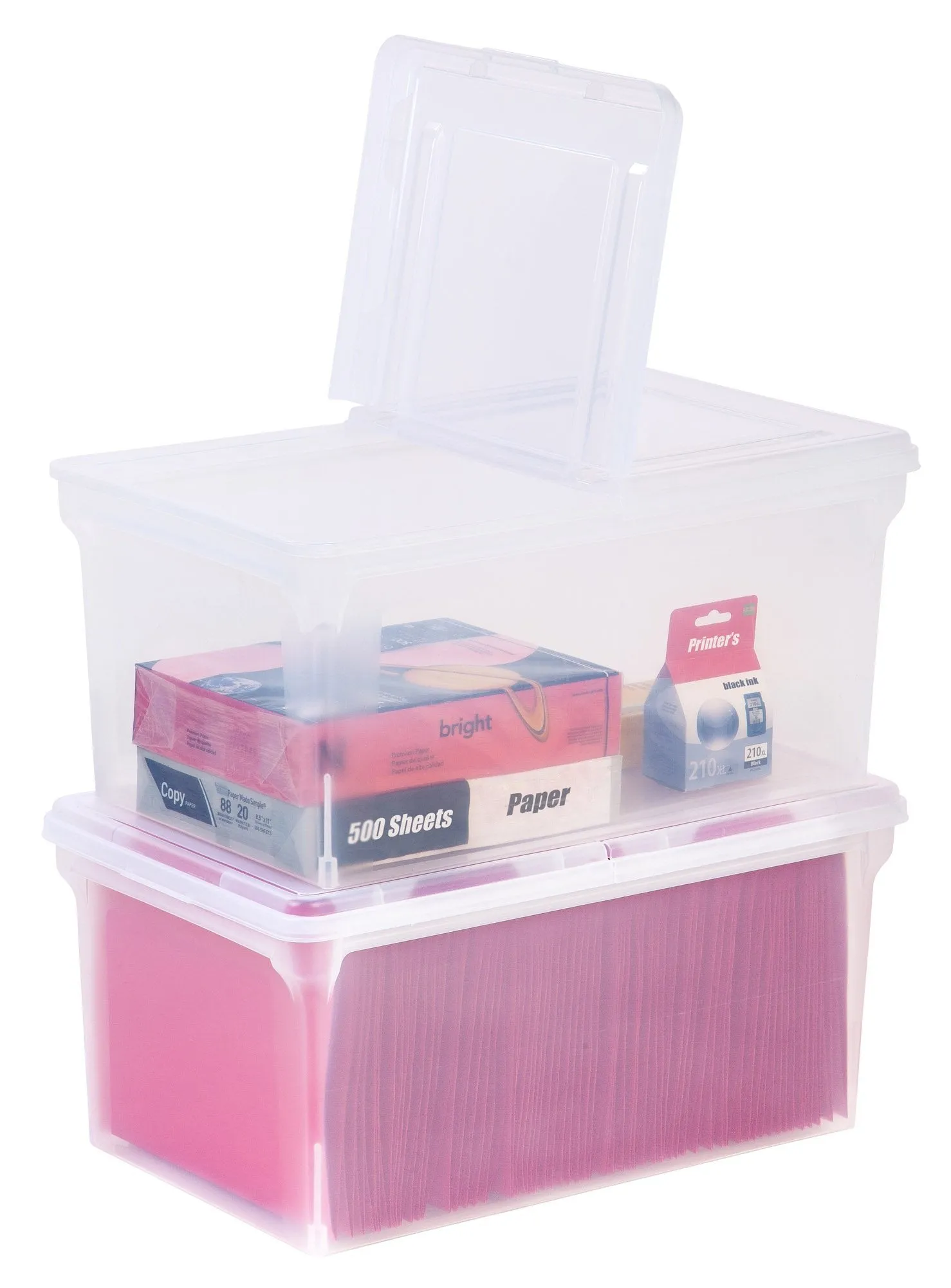 Letter Split-Lid File Box - 44 QT